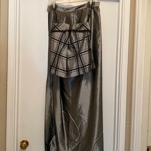 Bridesmaids bustier and long skirt, sold together